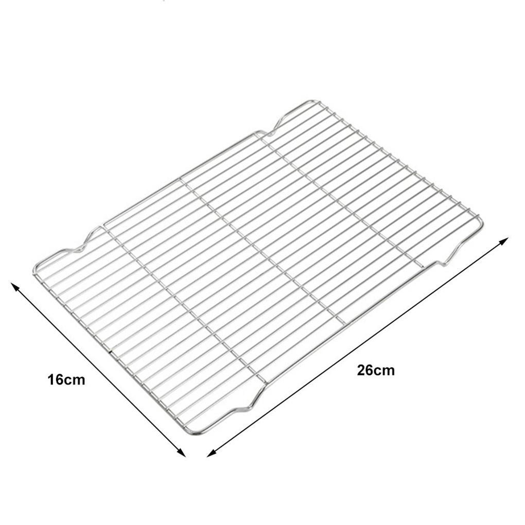 Grătar Plasă Raft de Răcire Instrument de Copt Oțel Inoxidabil Rezistent la Rugină Convenabil Gadget de Bucătărie Lavabil Durabil