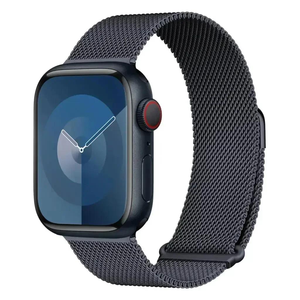 

Milanese Loop strap for apple watch band 46mm 45mm 44mm 40mm 41mm pride bracelet iwatch series 10/9 8 7 6 SE 5 4 3 ultra 2 49mm 44 45 46 49mm