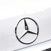 TVE4  9cm ABS Car Rear Decal Trunk Emblem Sticker For Mercedes Benz AMG W204 W212 W220 W222 W221 C E S Class Accessories