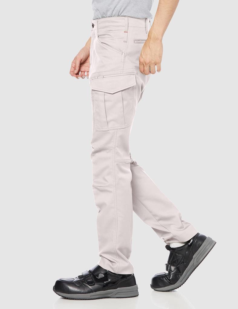 [CO-COS] A-9175 Stretch Cargo Pants, Silver, Size 3L