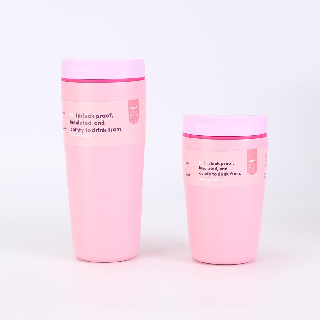 New large-capacity coffee cup outdoor portable accompanying water cup 304 stainless steel double-layer vacuum simple thermos cup