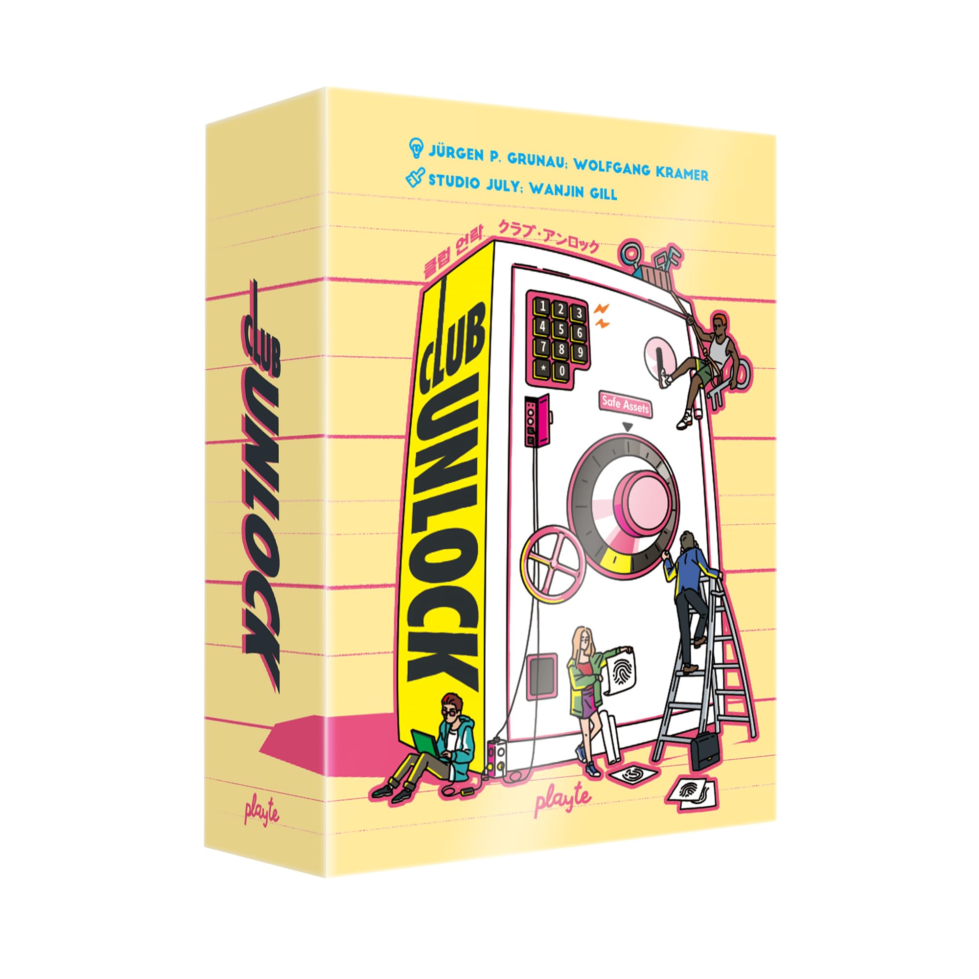 Playte Club Unlock A competitive and secure cracking card game Game Studies Edition for ages 14 and up –