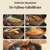 SUPOR 24cm Wrought Iron Mini Wok for Gas Stoves