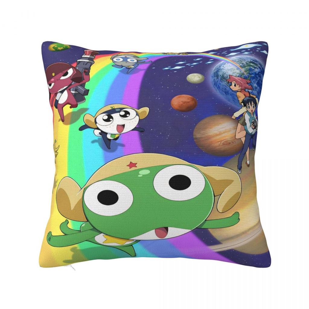 Anime Keroros Frog Pillow Cover Cute Funny Pillow Case For Sofa Home Decoration Cushion Cover Pillowcases Birthday Present