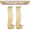 Sziqiqi Gold Candle Sconces Wall Decor Set of 2 - Rustic Pillar Wall Candle Holder for Farmhouse Vintage Hallway Wall Decor Decorative Bathroom Metal