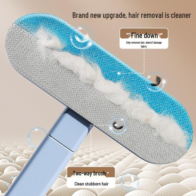 Multi-Functional Cat Hair Remover Brush for Carpets and Beds