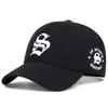 Damen Gotisch S Buchstaben Print Stickerei Seite Ar Sport Baseballkappen Frühling Herbst Outdoor-Nutzung Verstellbar Lässige Hüte Sonnenschutzmütze Für Männer Und