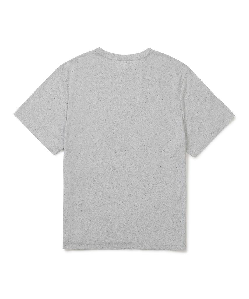CLOVE [26Sm Clove] Clove Loose-Fit T-Shirt (Light Gray)