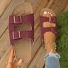 Thick-soled Shoes Women's Slippers Lazy People One-line Soft-soled Beach Slippers