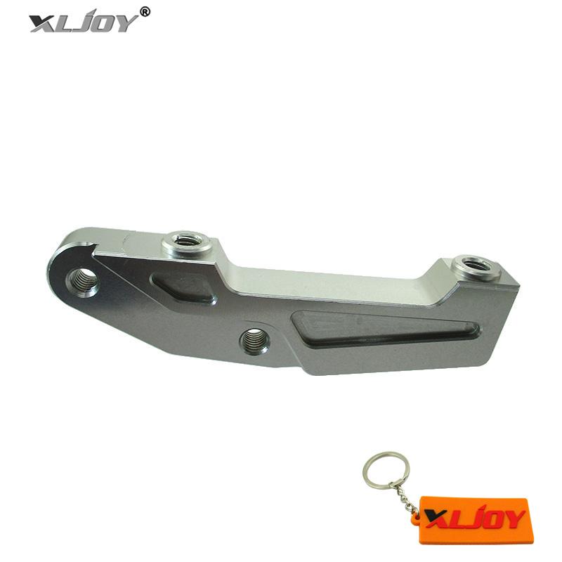 

XLJOY CNC Aluminum Machined Adapter For 82mm Racing 4 Pistons Brake Caliper Pit Dirt Bike Mini Super Motard серебряный