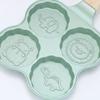 Egg Frying Wheat Rice Stone Flat Bottomed Small Pancake Pan Non Stick Household Four Hole Pan Egg Frying Tool