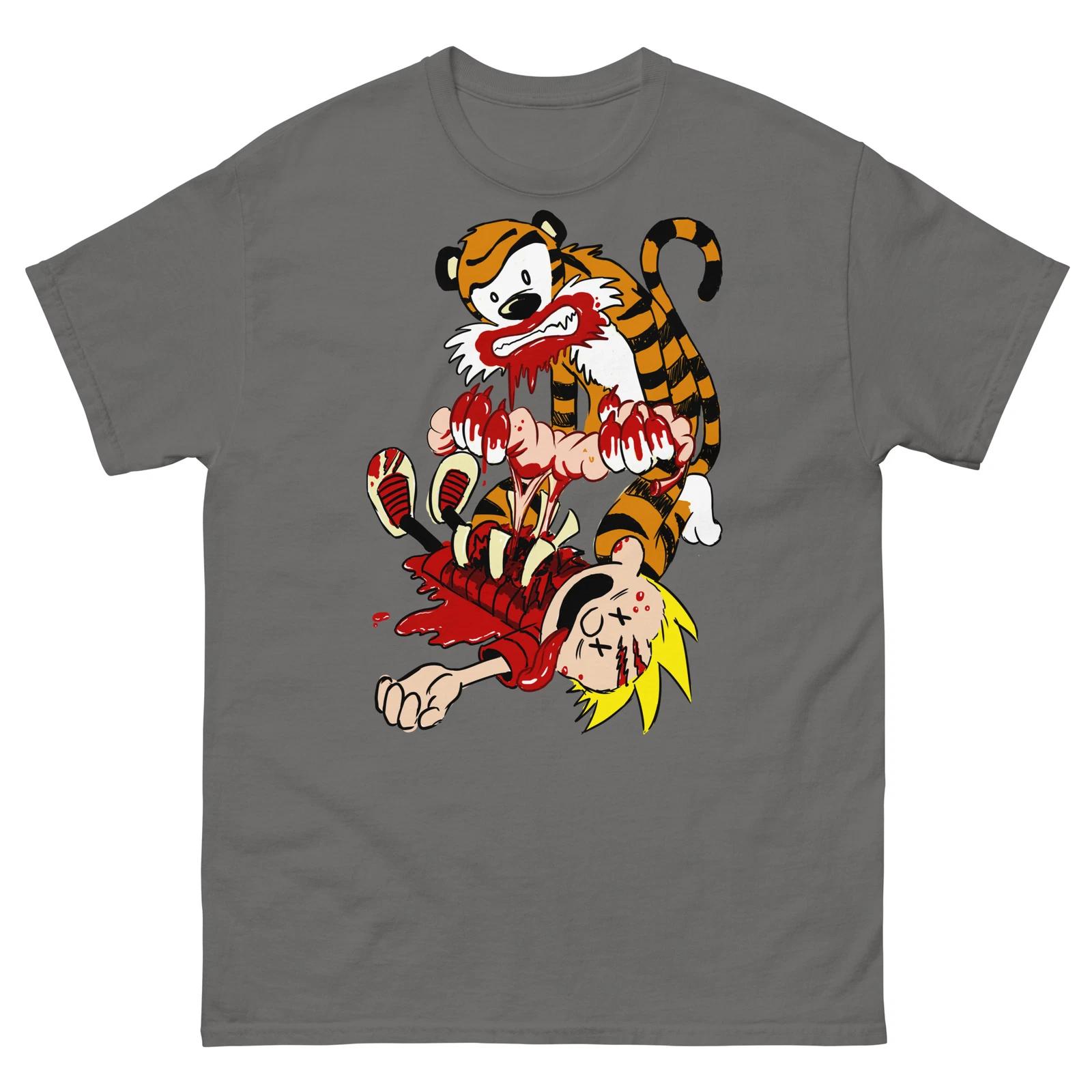 Hobbes Instinct T Shirt, Calvin and Hobbes Parody S