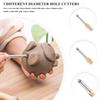 19Pcs Clay Modelling Tools Set Smooth Handle Compact Sculpting for Art DIY Dotting