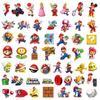 100 Stück Mario MARIO Super Mario Sticker Collection Aufkleber Set Anime Manga Sticker Niedliche Notizbuch Sticker Aufkleber Wasserfest PVC Sticker Charakter