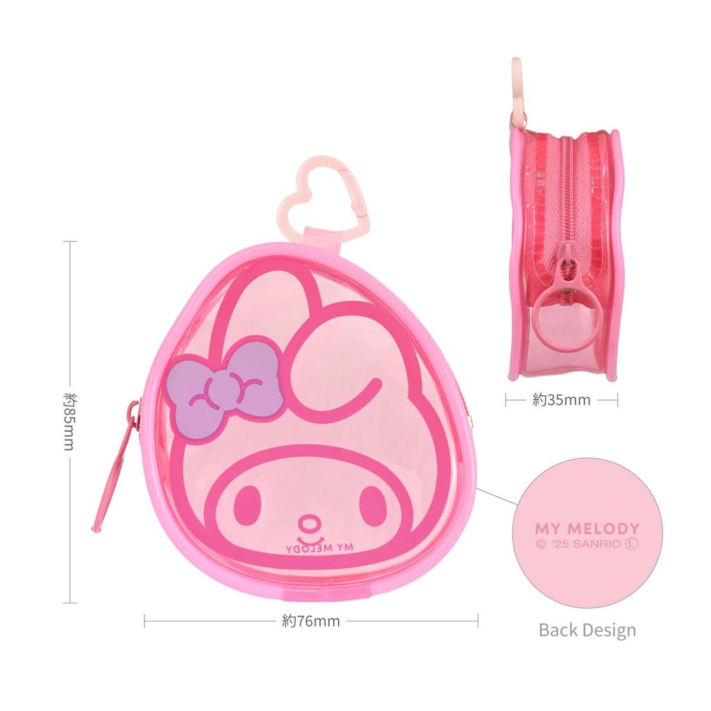 Gourmandise Sanrio Characters Gadget Clear Pouch My Melody SANG-516MM