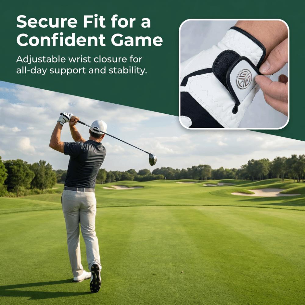 Microfiber Fabric Golf Gloves Silicone Grip Dots Golf Sports Gloves Golf Glove  Golf Practice