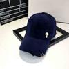 Autumn Winter Baseball Cap Women Velvet Golden Ring Beads Hat Fashion Headwear Accessories
