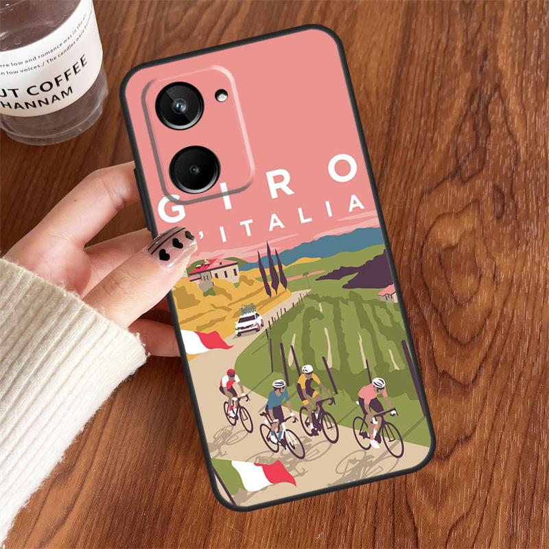 

Чехол для телефона Realme 15 14 11 12 13 Pro Plus C35 C71 C75 C65 C55 C63 C61 C53 C51 C67 GT6 GT7 Pro с изображением велосипеда, спорта Realme C71 4G
