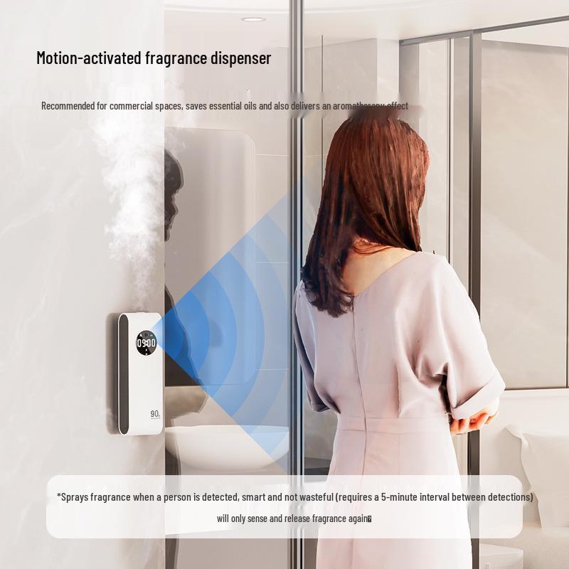 USB Rechargeable Wall-Mounted Automatic Aroma Diffuser and Deodorizer