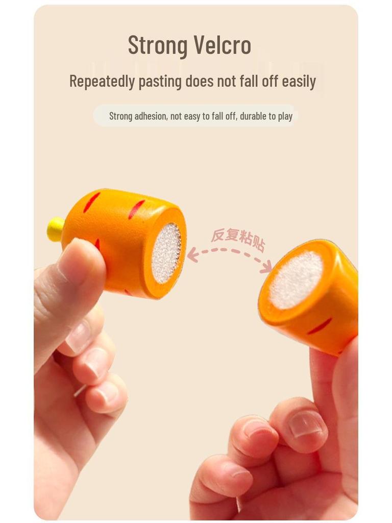 Wooden Girls' Birthday Cake & Tea Party Pretend Play Set