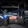 Adesivo per Auto 2025 Scatola Portaoggetti Calda per Spazio Sedile Auto Organizer Multifunzione Portabicchieri Per Tesla Model-Y Model-3 Model-X Model-S Cyber