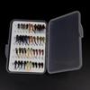 40PCS/Box Fishing Fly Set Nymph Midge Bead Head Larvae Pupa Stonefly for Trout Fly Fishing