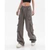 Trendy Unisex Multi-Pocket Street Overalls: Retro Loose-Fit Hip-Hop Pants