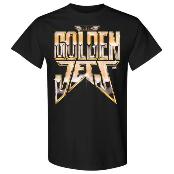 THE GOLDEN JETS  SOLID GOLD AEW Official TShirt Unisex T-Shirt XL