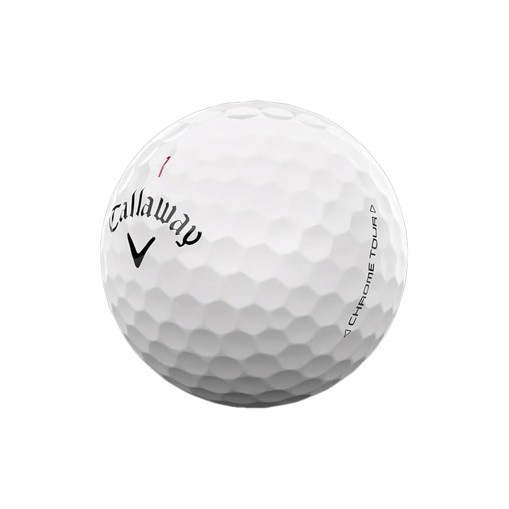 Callaway Chrome Tour Golf Balls White 3-Pack Durable Performance Design