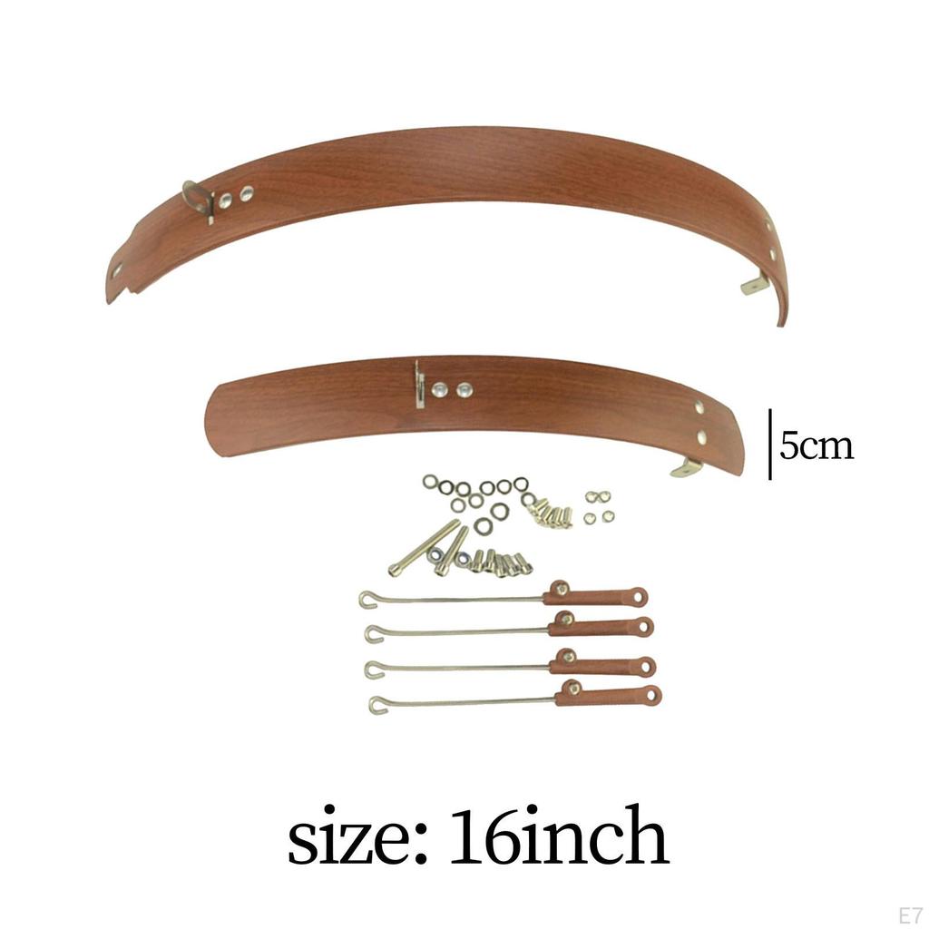 Folding Bike Mudguard Front & Rear Fenders Bicycle Set Simple Installation Mud Guard Full