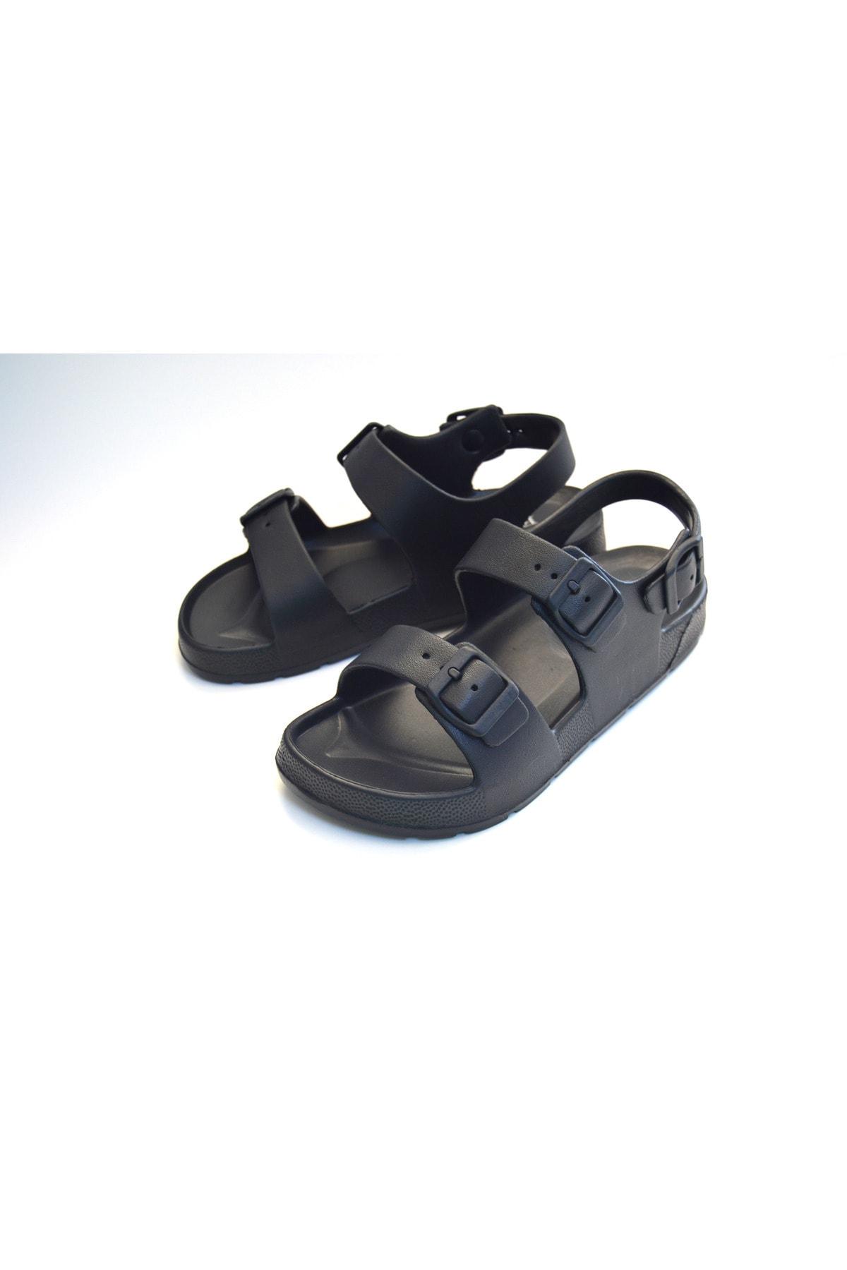 

Женские повседневные сандалии с двойным ремешком, пляжные повседневные летние черные сандалии из Эва, тапочки