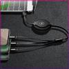 Car Mounted Telescopic Three In One Mobile Phone Charger For Opel Astra H G Corsa Insignia Astra Antara Meriva Zafira Interior