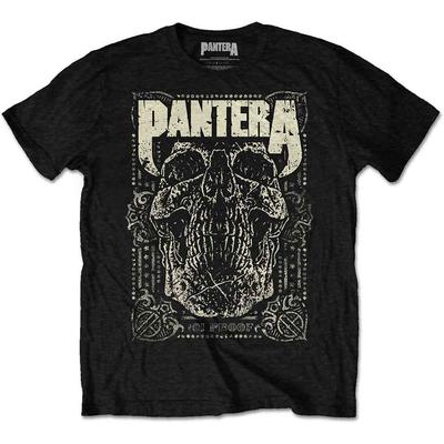 Pantera T Shirt Mens 101 Proof Skull Band Logo Official New Black