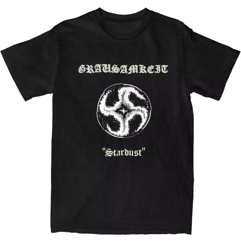 Men Women T-Shirt Grausamkeit Music Black Metal Gothic T Shirts Popular Summer Tee Shirt Funny Casual 100 Cotton Tops Plus Size