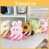 Candy Soft Animal Cartoon Plush Toy Rabbit Keychain Backpack Pendant Decoration