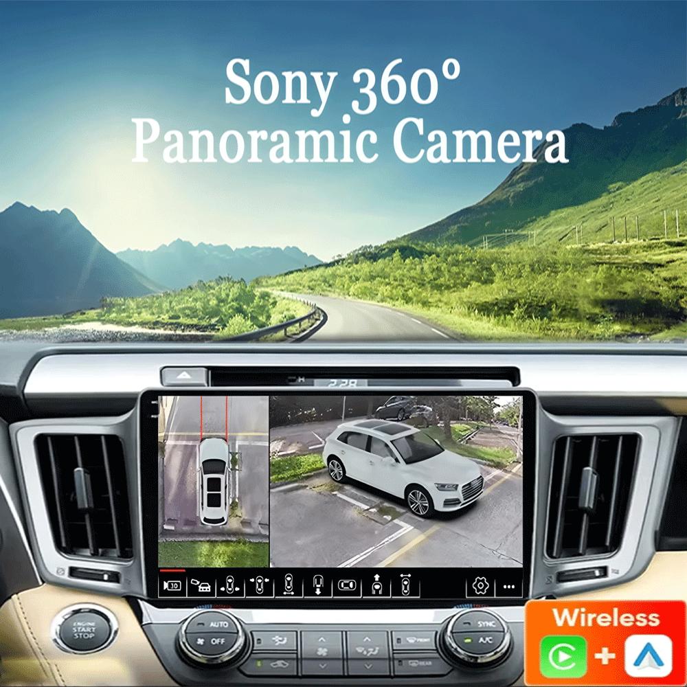 Android 14 Car Radio For Toyota RAV4 RAV 4 2013 - 2017 Multimedia Video Player 4G Carplay GPS Stereo Head Unit Auto