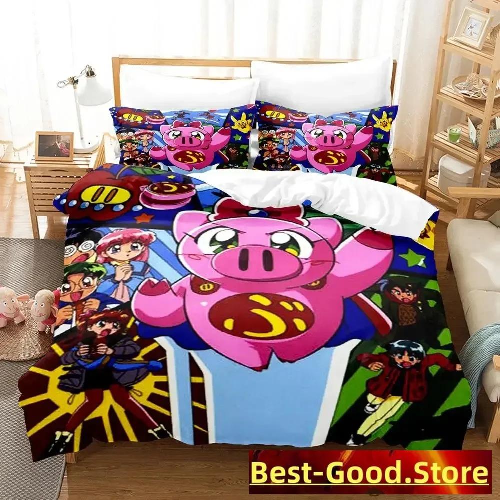 Pink Pig Bedding Set Single Twin Full Queen King Size Bed Set Aldult Kid Bedroom Duvetcover Sets Anime Parure De Lit Bed