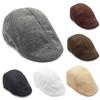 Breathable Linen Duckbill Newsboy Cap for Spring & Autumn