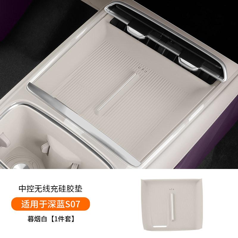 Fit For Changan Deepal S07 2026 Car Specialized Center Console Wireless Charger Pad Anti Slip Silicone Pad Armrest Box Interior