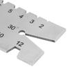 Stainless Steel Screw Thread Gauge 30 Degree Measuring Tool Grinding Gage Thread Cutting 2-12mm Inspection Tool