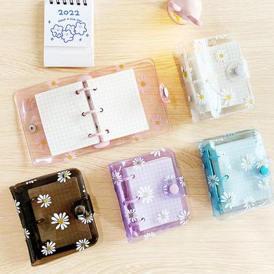 Mini 3 Hole Daisy Binder Note Planner Organizer Notebook Journal Diary Ring