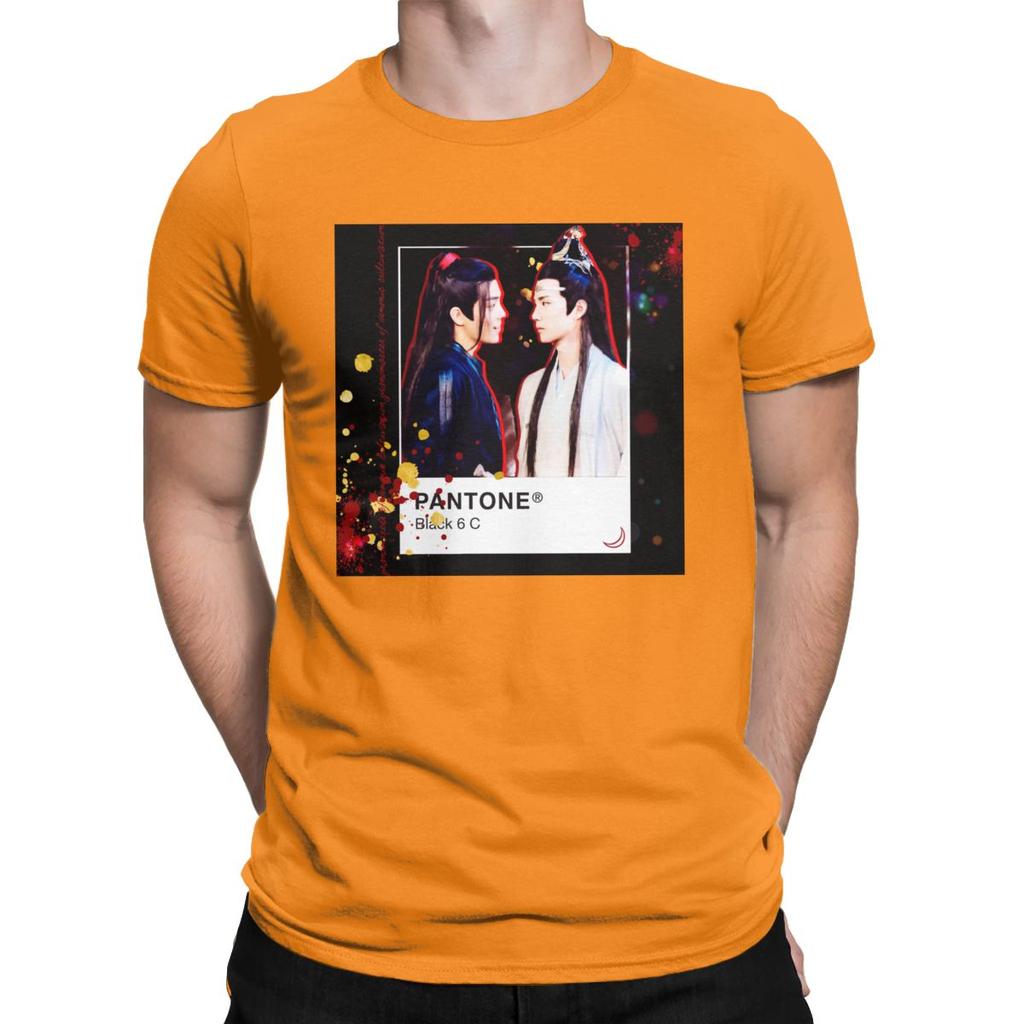 The Untamed T Shirt Men S Vintage T Shirts O Neck Lan Wangji Wei Wuxian Wangxian