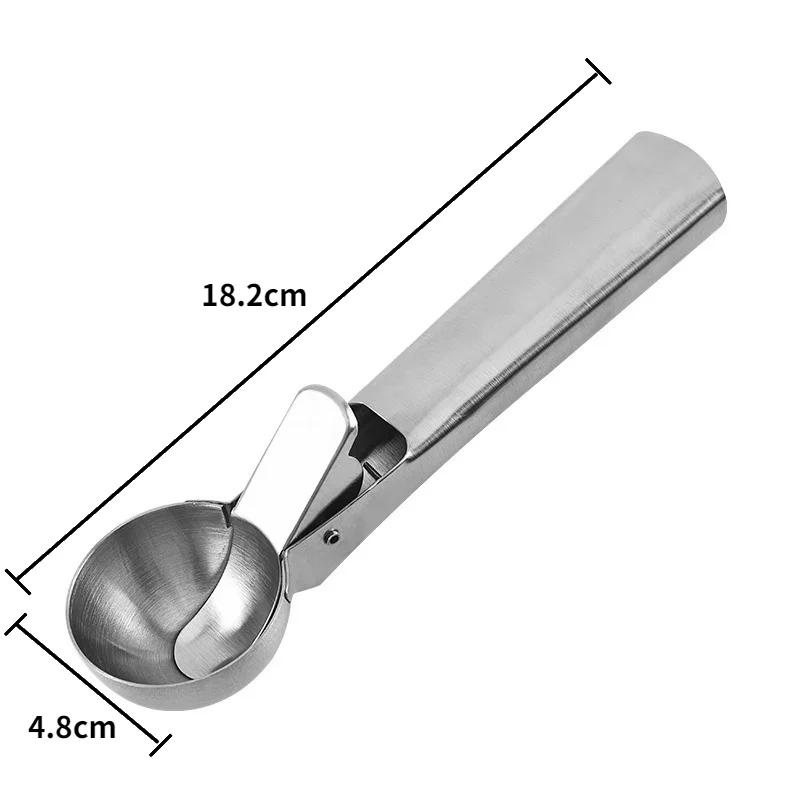 Multi-style Stainless Steel Ice Cream Scoop Ball Digger Handmade Ice Cube Mold Easy Demoulding Kitchen Accessories Ice Tray Mold