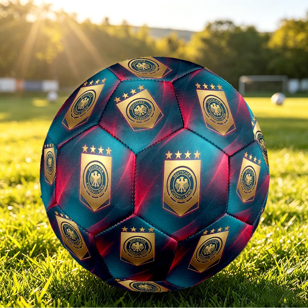 Germany Football Printed Size 5 Soccer Ball Wear Resistant Standard Adult Training Football Fan Gift for Indoor Outdoor Match Sports