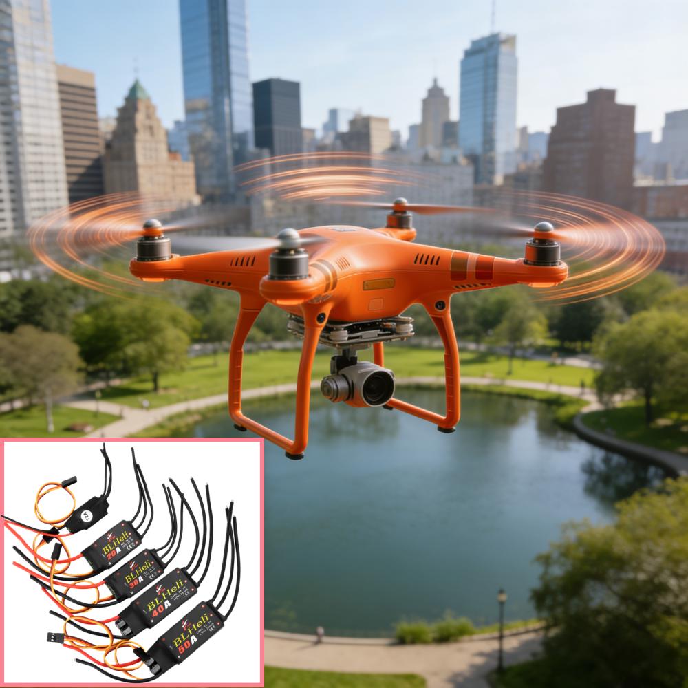 11A 11A 11A 11A 11A BLHeli Brushless ESC Motor Controller with UBEC for RC Drone Helicopter Multi Rotor Smooth Speed Control