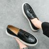 Men Loafers Black Office Shoes Casual Sneakers Dress Prom Tuxedo Party Shoes Large Size