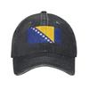 Bosnia and Herzegovina Flag Accessories Baseball Caps Unisex Women Casual  Hats Cap Adjustable Sun Cap