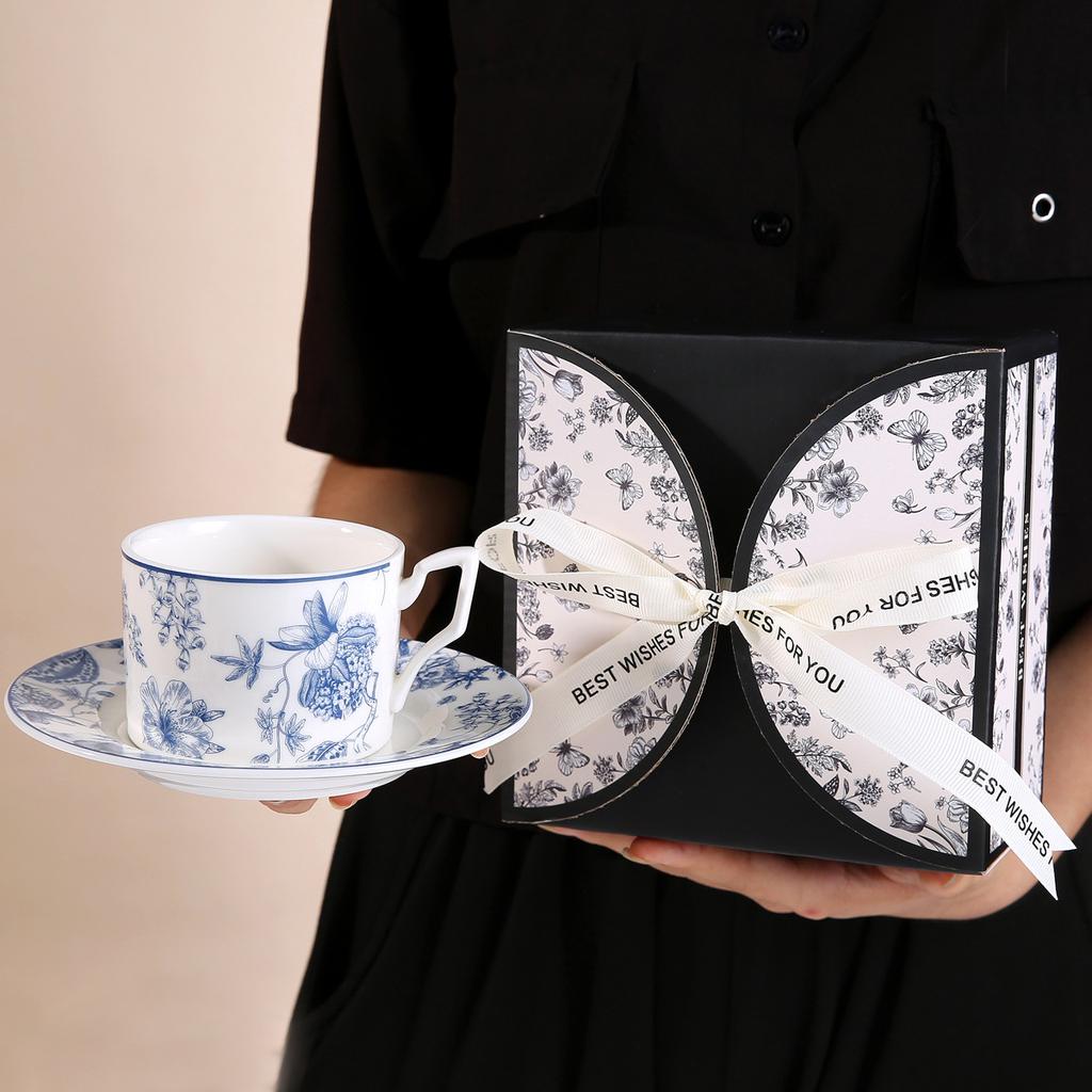 220 ml Retro-Kaffeetasse, Snackschale, Espressotasse, Keramik-Trinkgeschirr, nordische Heimdekoration, Tasse, Urlaubsgeschenkset