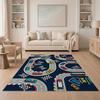 Kids Race Car Track Play Area Rug Educational City Road Map Carpet Soft Non-Slip Boys Bedroom Playroom Home Decor Floor Mat