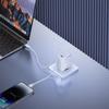 Baseus Cube Pro GaN 65W Charger - White | Dual USB-C & USB-A Ports for Fast Charging